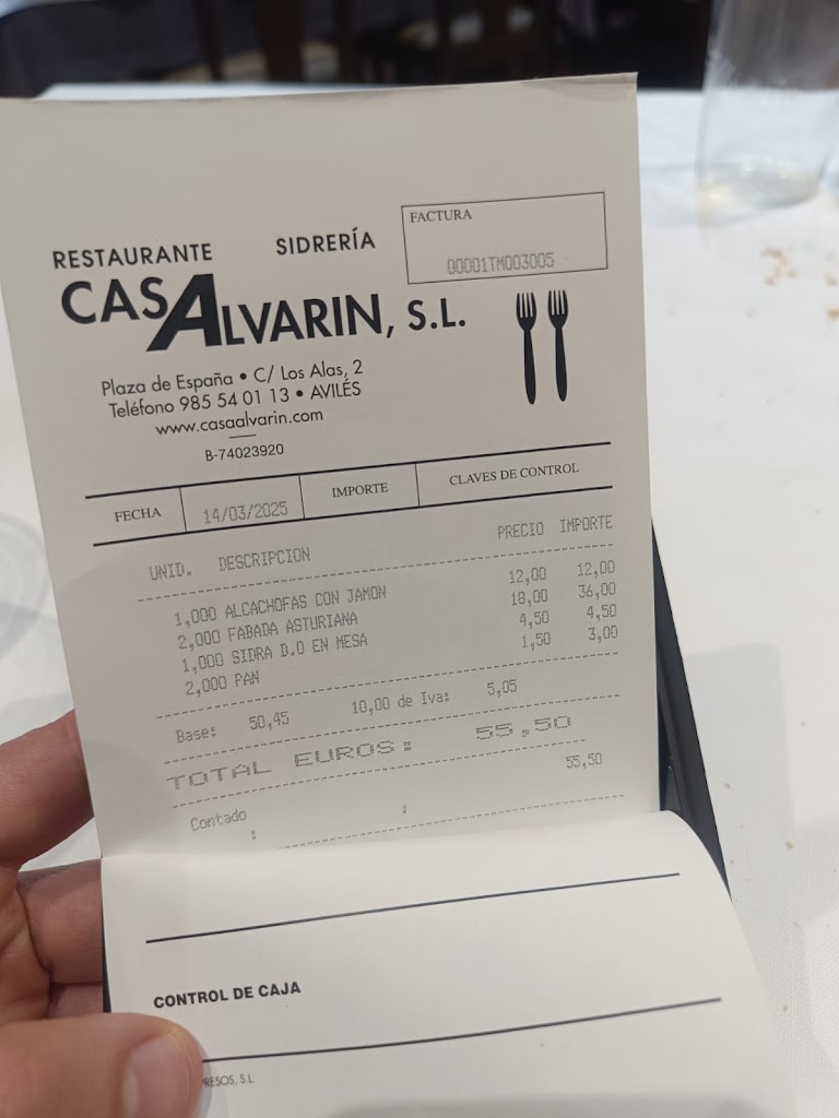 Restaurante Casa Alvarin — Mas recientes