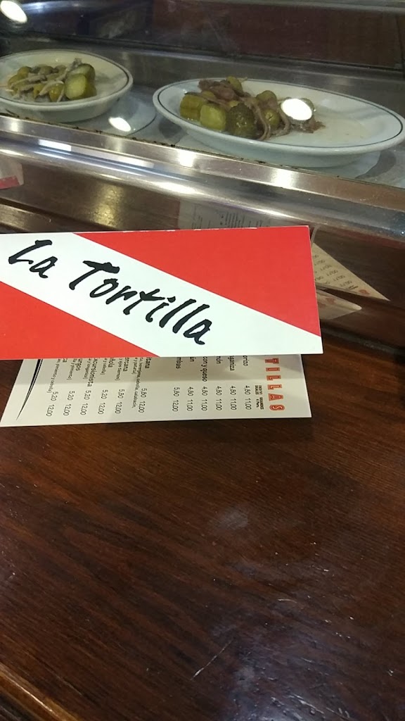 La Tortilla — Carta