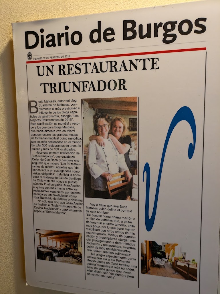 Restaurante Casa Avelino — Mas recientes