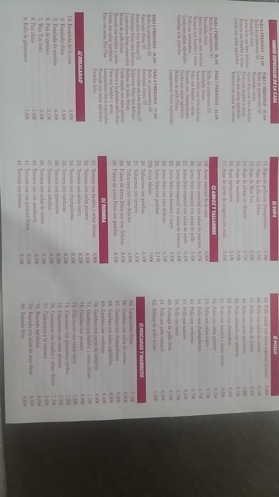 Restaurante "China Town" — Del propietario