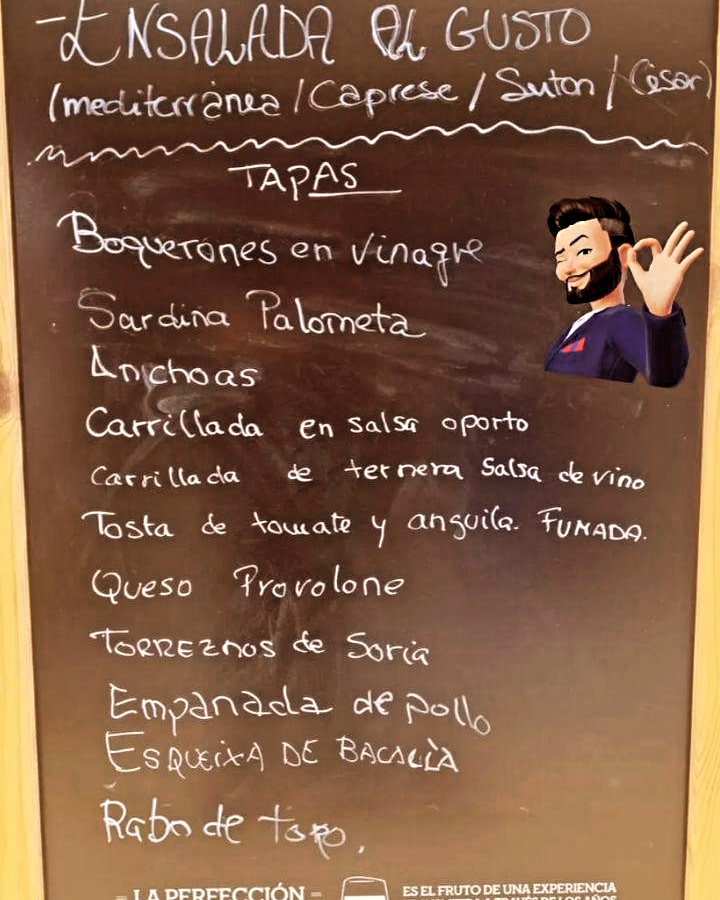 Suton Salou — Carta