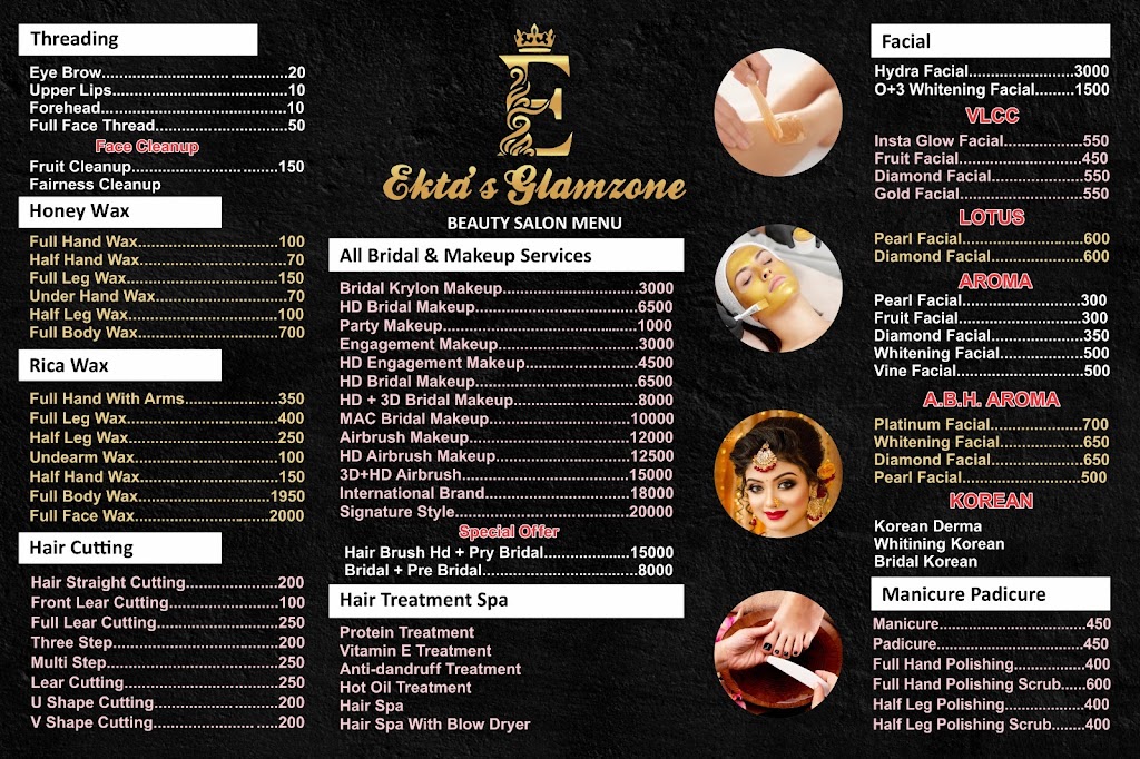Ekta S Glamazone Expert Haircuts Keratin Facials Beauty Training In Kolar Bhopal
