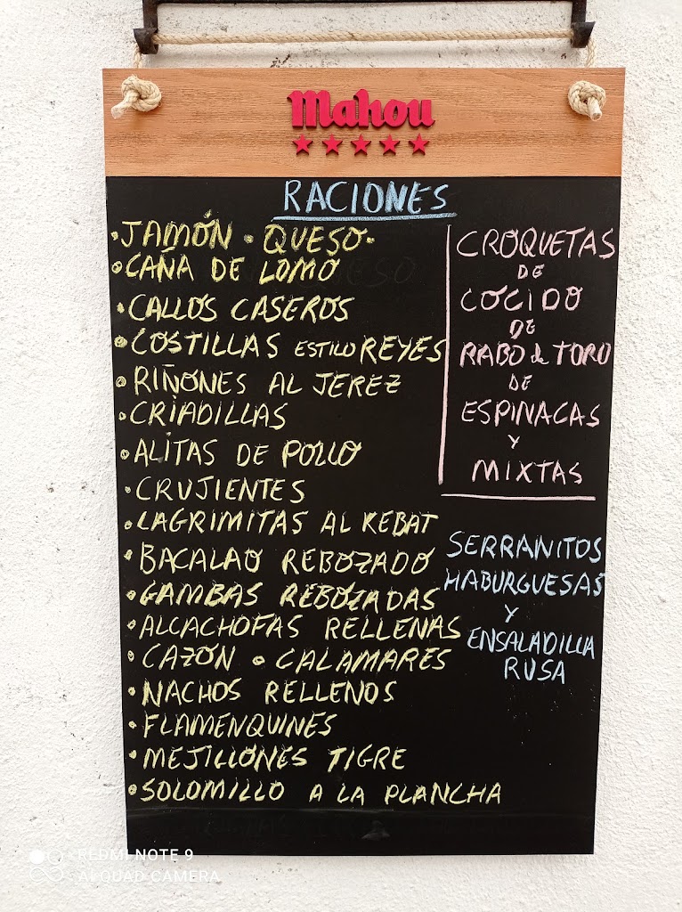 BAR REYES — Carta