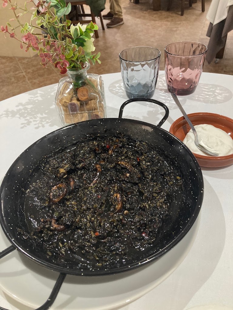 Restaurante Zoca palmones — Arroz negro
