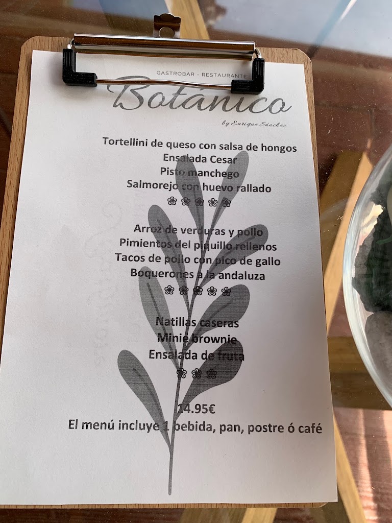 Botanico — Carta