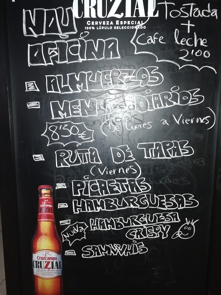 Nou Oficina Bar — Carta