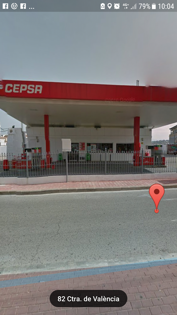 Estacion de servicio Cepsa — Exterior