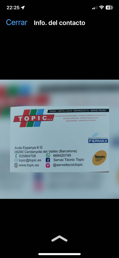 Servei Tecnic Topic Sl