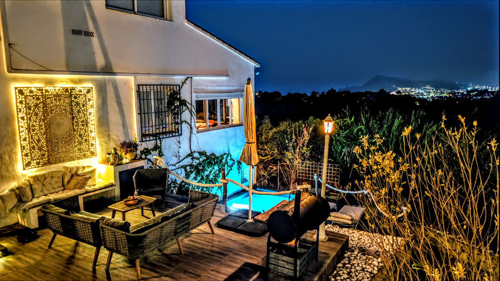 Villa panoramica industrial