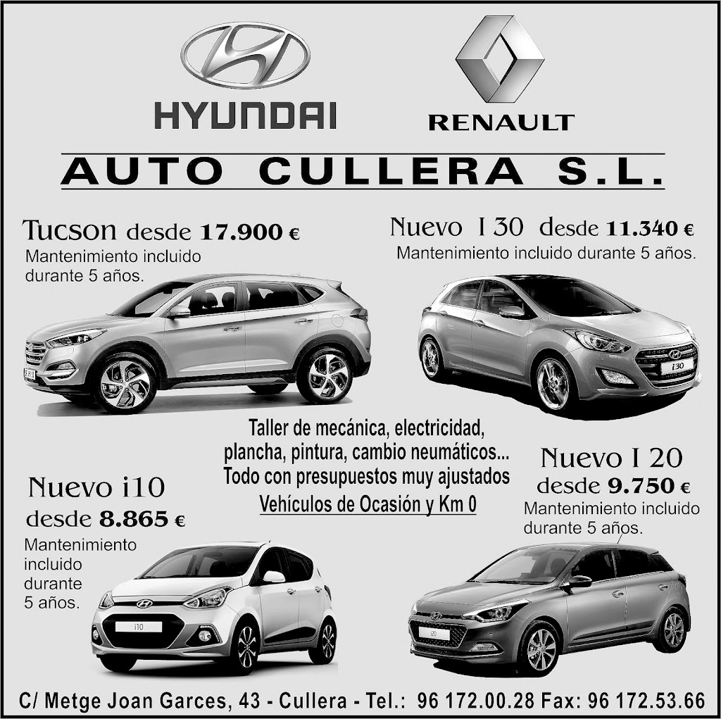 AUTO-CULLERA SL (MOTRIO/RENAULT/ HYUNDAI) — Del propietario