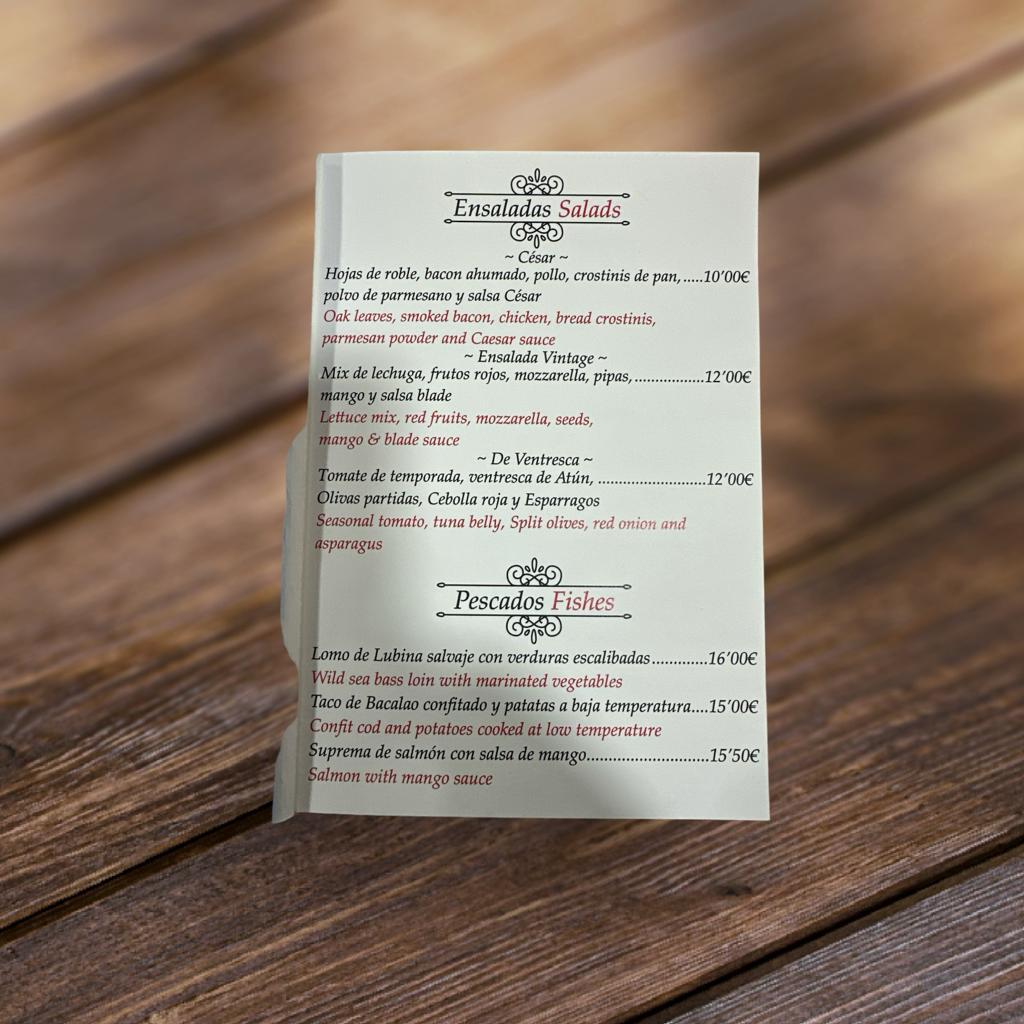 Vintage San Javier — Carta
