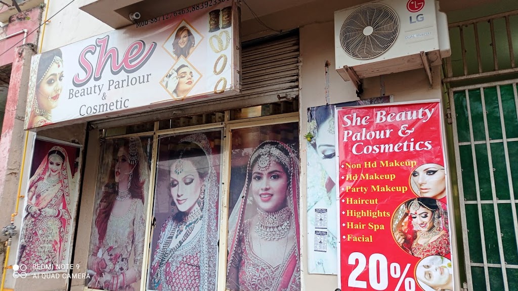 She Beauty Parlour And Cosmetics Or Bangles