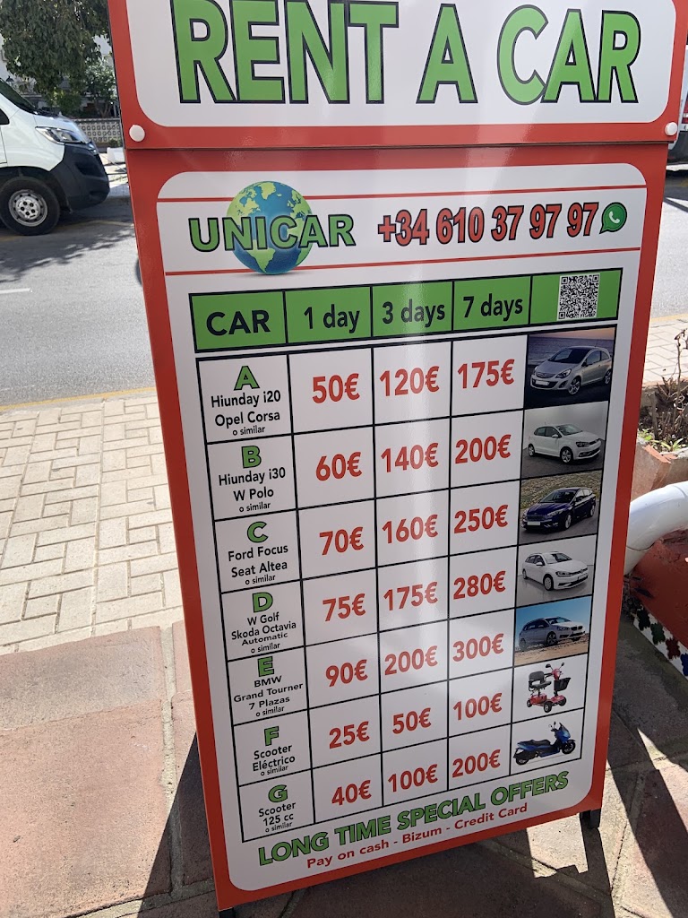 UNICAR Rent a Car — Mas recientes