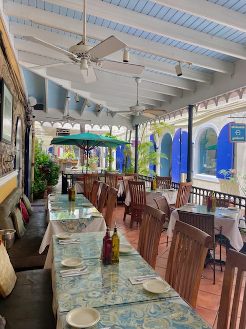Amalia Café Restaurant in Charlotte-Amalie