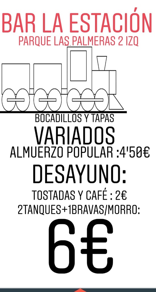 Bar La Estacion Amstel — Carta