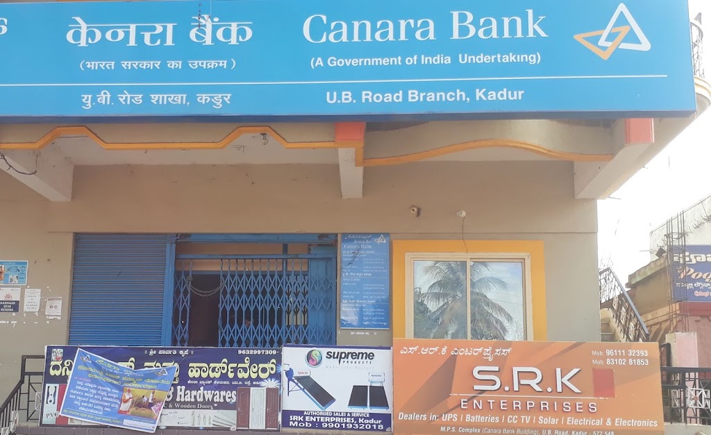 Canara Bank Kadur U B Road