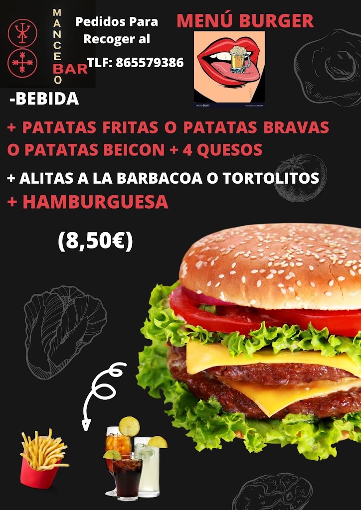 Bar Mancebo — Carta