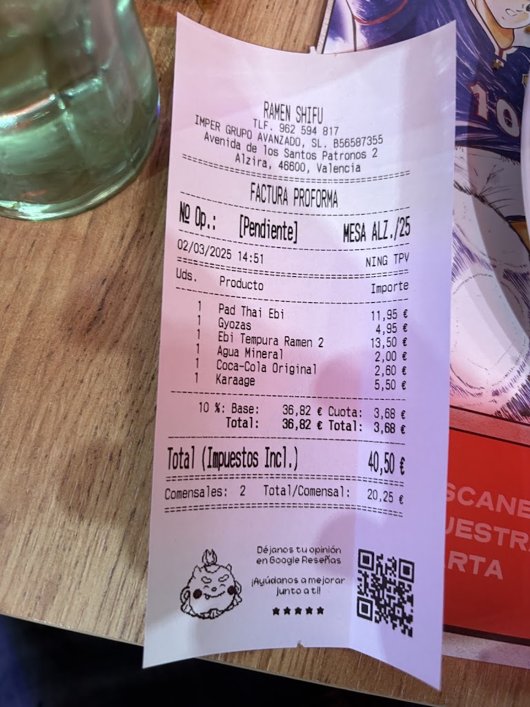 Ramen Shifu - Alzira — Mas recientes