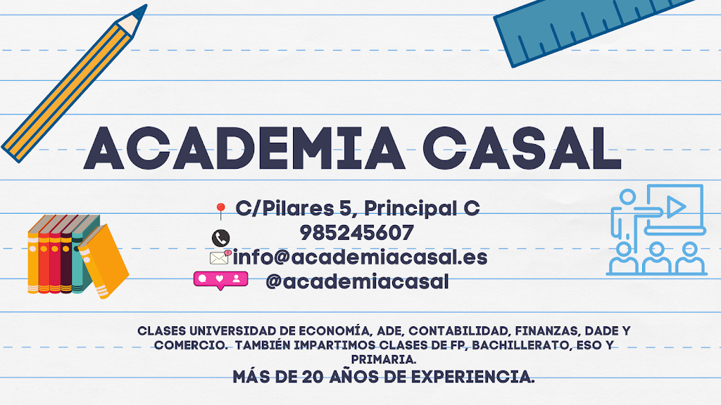Academia Casal — Del propietario