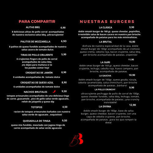 BRUTAL BEEF — Carta