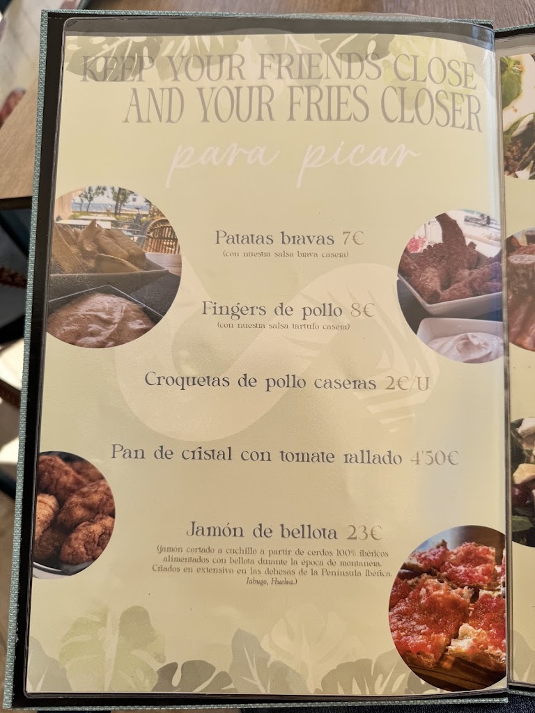 Restaurante Savona — Carta