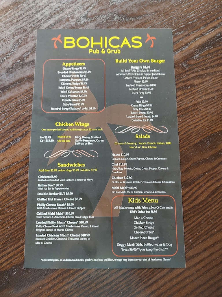  Bohicas Pub and Grub