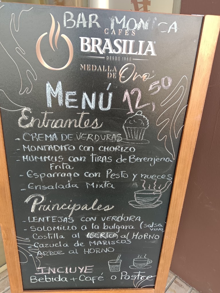 Bar Monica - Massamagrell — Carta