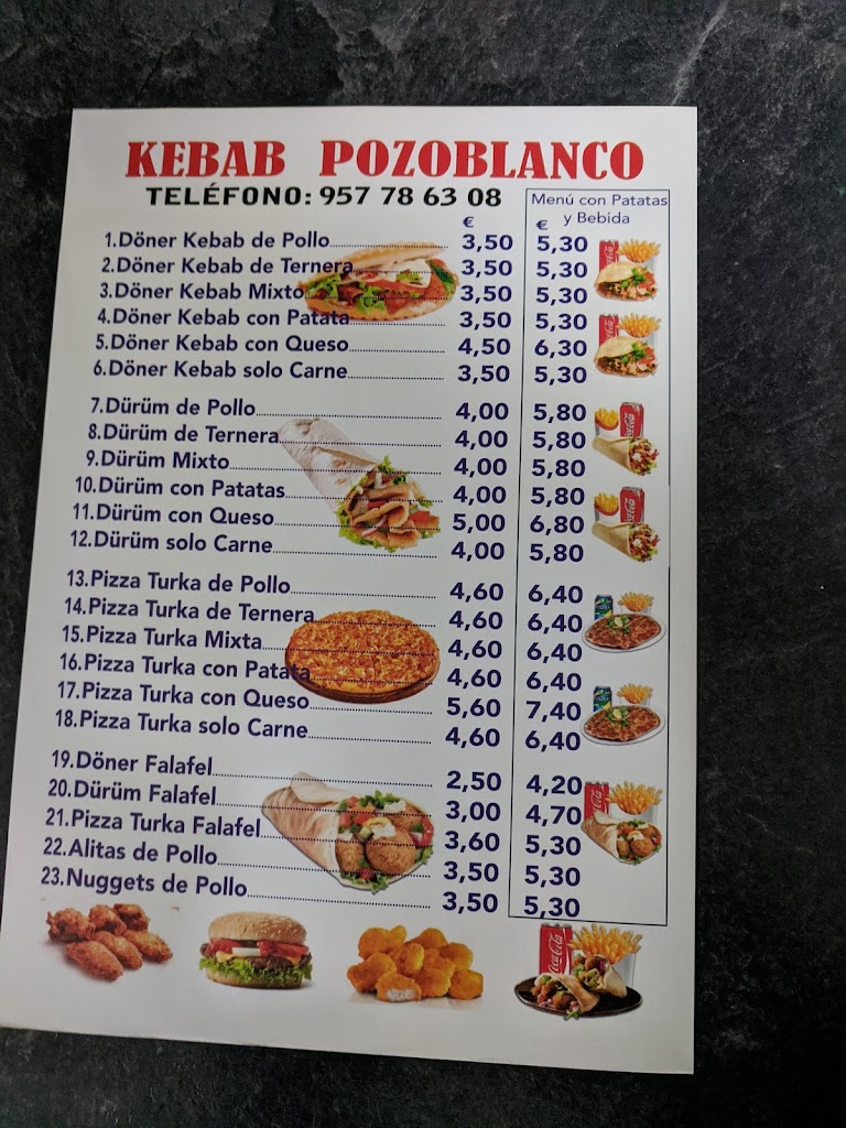 Doner Kebab Pozoblanco — Comida reconfortante
