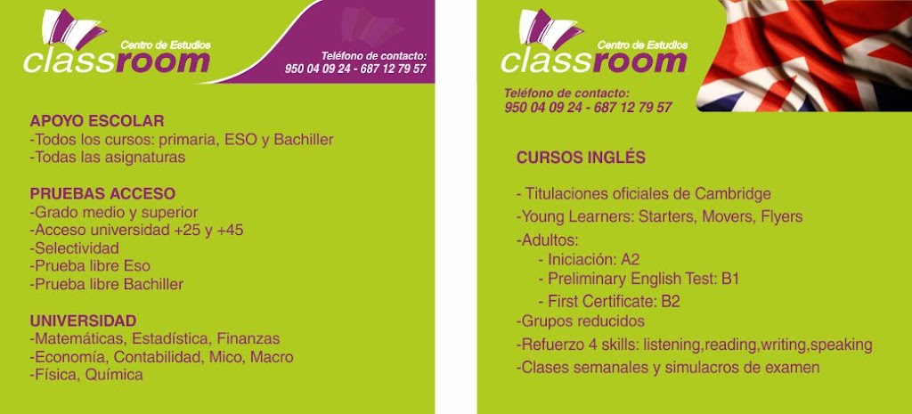 Classroom Centro de Estudios — Del propietario