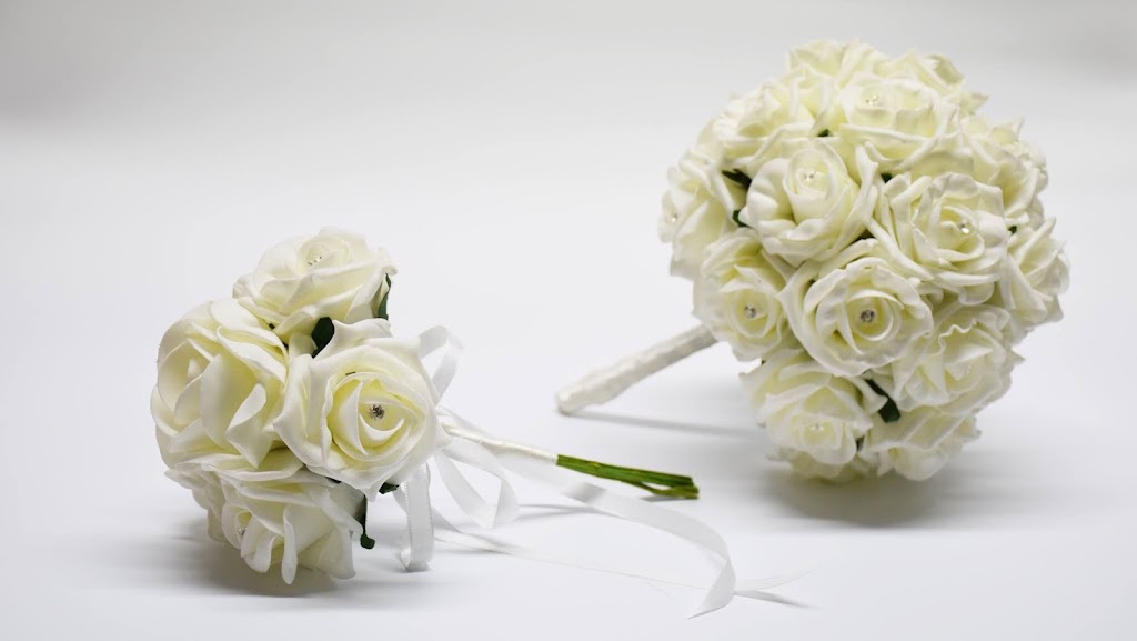 Shimmer-hj Florist, Artificial Wedding Flowers, Groom & Guests Buttonholes, Bridal Bouquets, Posies Leicester