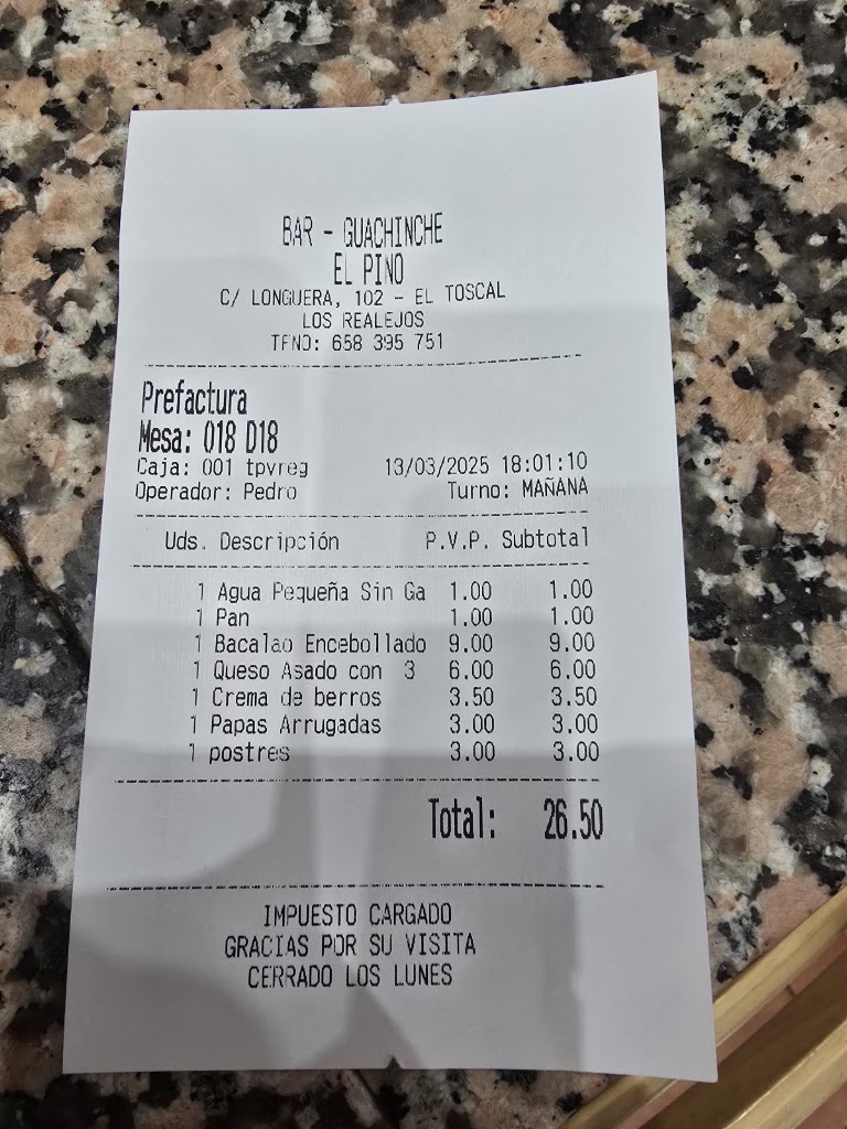 Guachinche El Pino — Mas recientes
