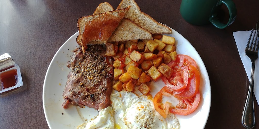 Steak and eggs
