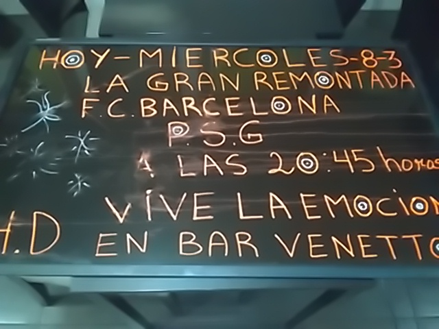 Cafeteria Cerveseria Benetto — Carta