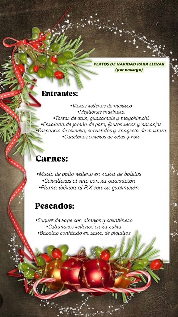 T deTapas — Carta