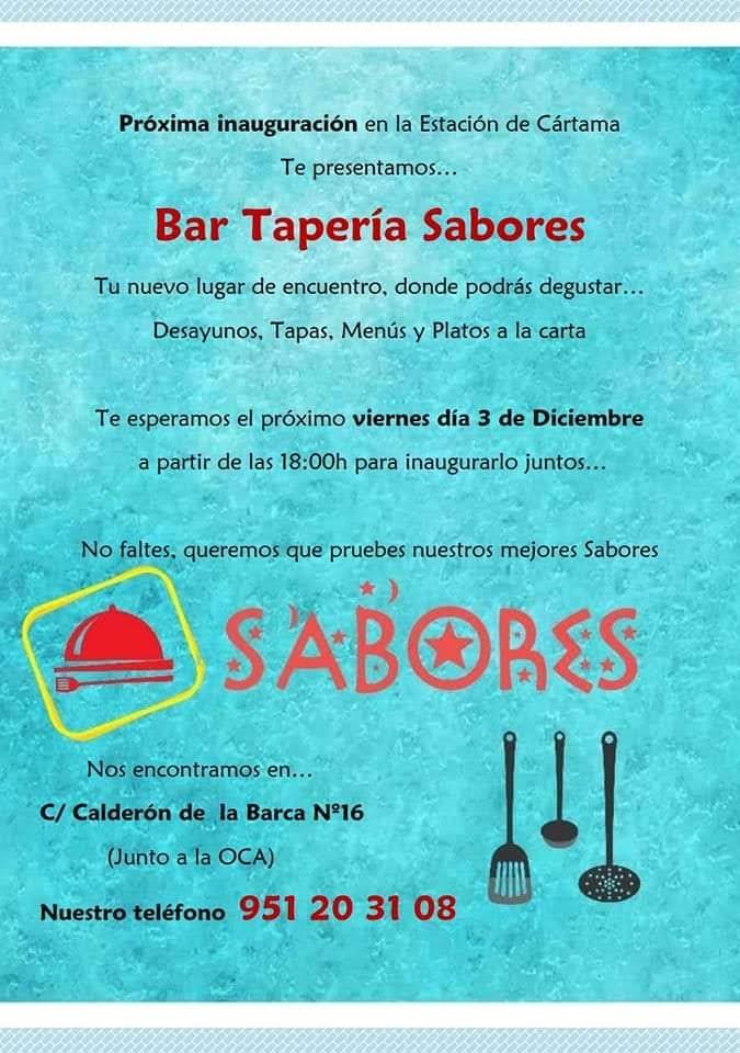 Sabores Bar Taperia — Carta