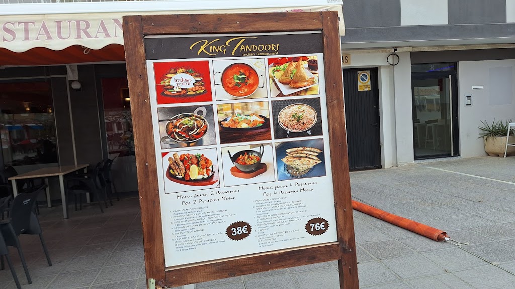King Tandoori Indian Grill Restaurant — Carta