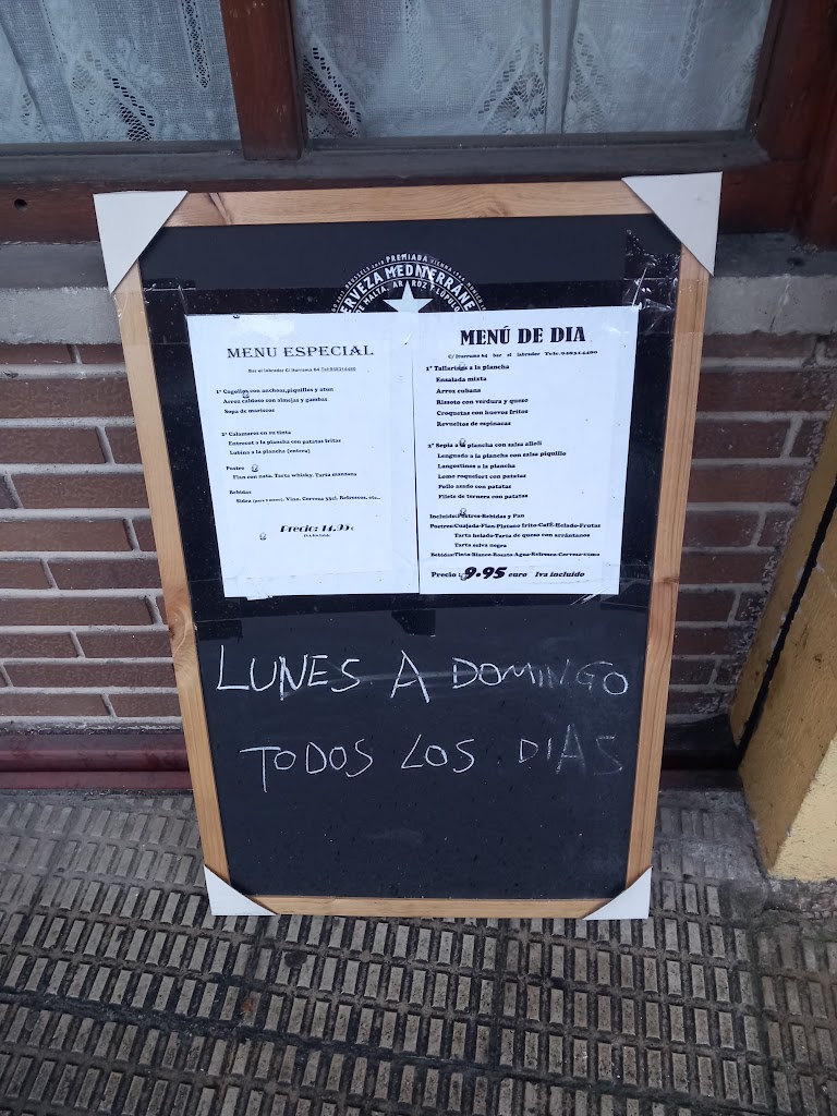 Bar el labrador — Carta
