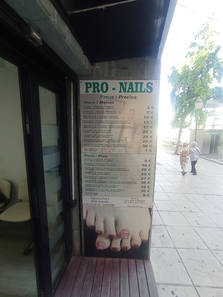 Pro-Nails — Carta