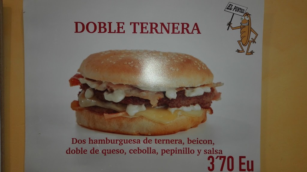 Bagueteria El Puntazo — Carta