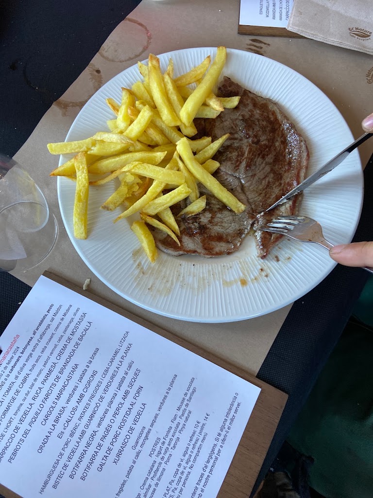 Restaurant Mariacastanya — Carta
