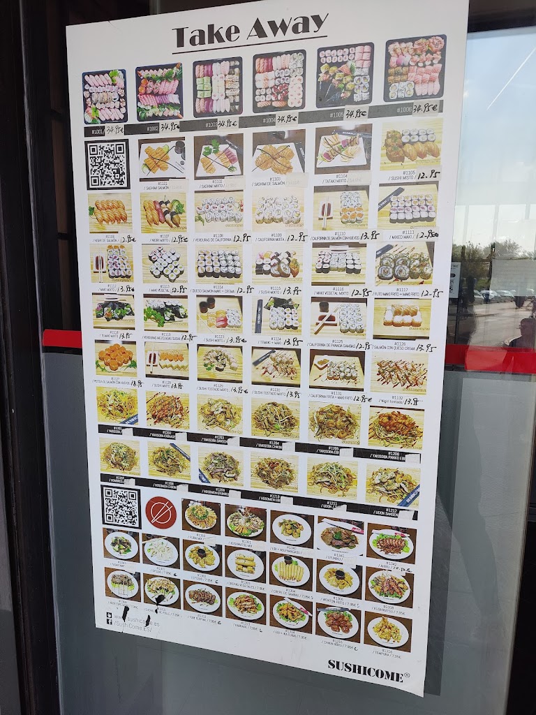 Restaurante Sushicome — Carta