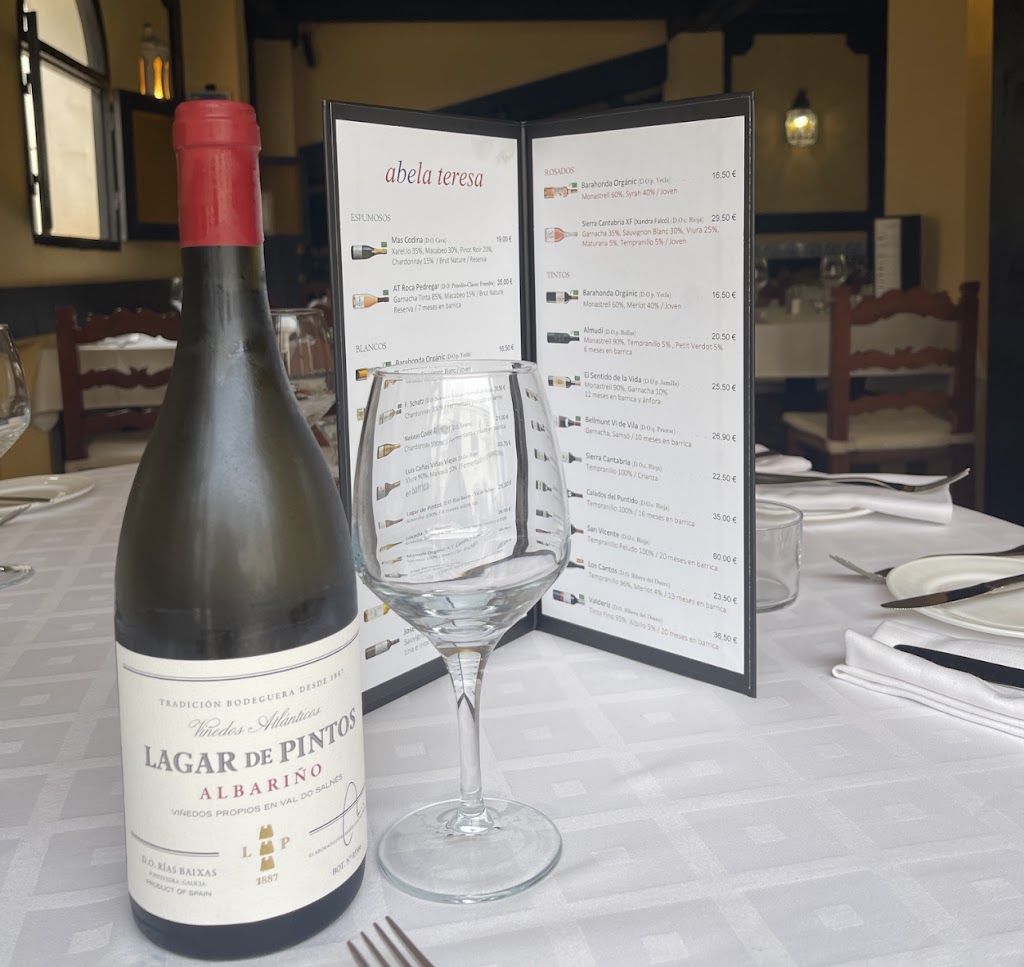 Restaurante Abela Teresa — Carta