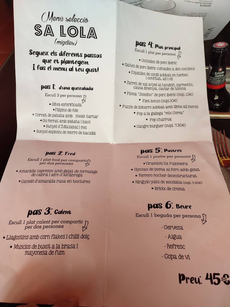 Sa Lola — Carta