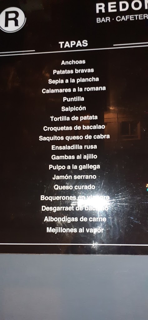 Bar Redon — Carta