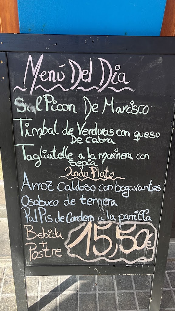 Entre Tapes La Salud — Carta