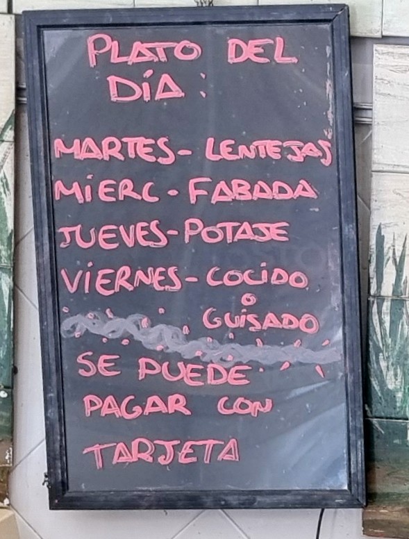 Que mengem hui? — Carta