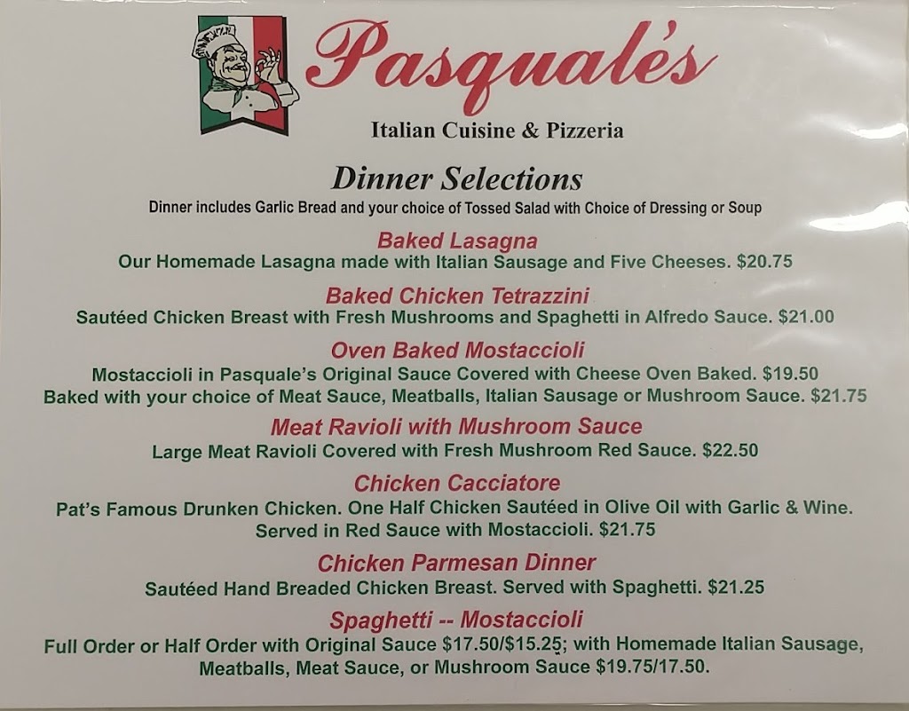  Pasquale's Italian Cuisine & Pizzeria