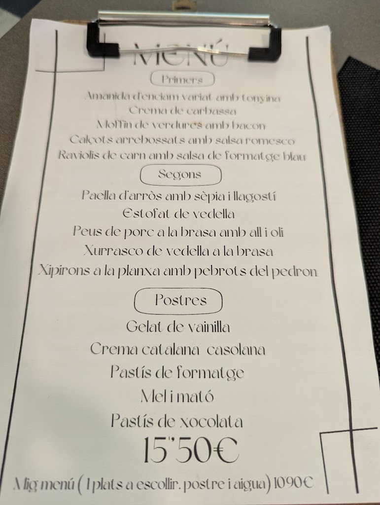 El punt — Carta