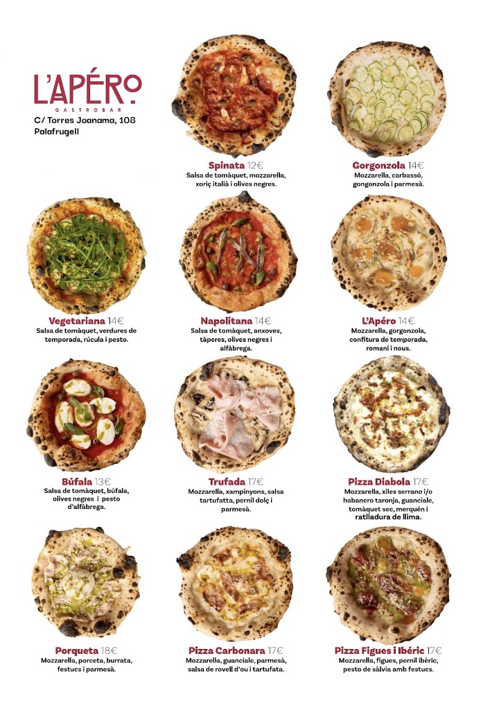 L'Apero Gastrobar — Carta
