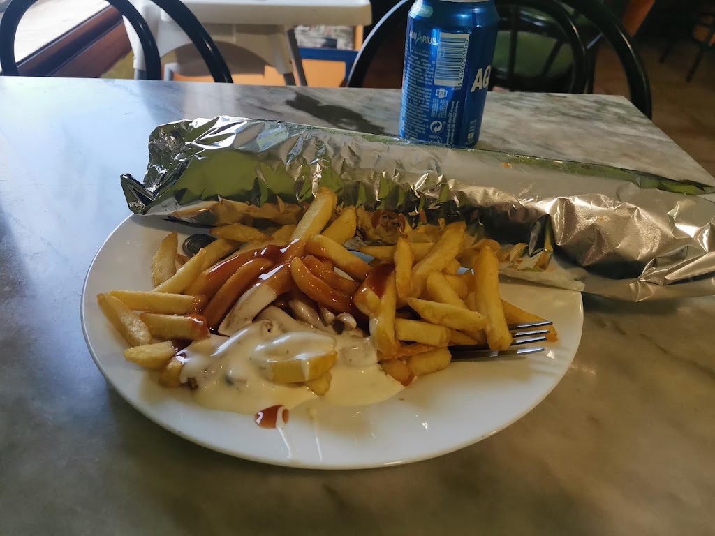 Kebab Alibaba y pizza — Comida y bebida